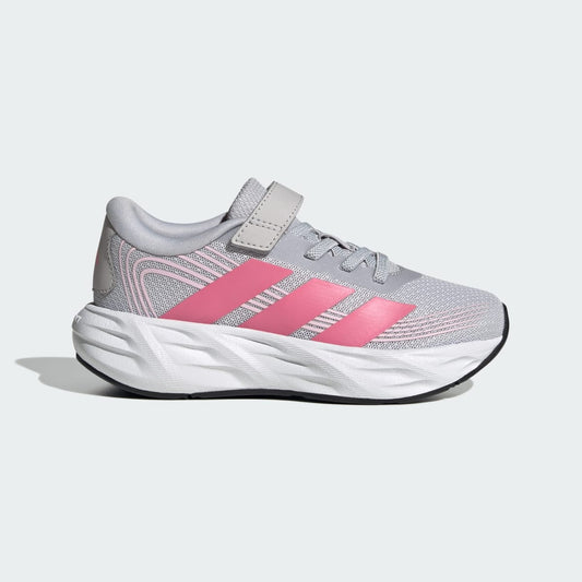 adidas Kids' Galaxy 8 EL C Shoes - Light Solid Grey / Pink Fusion / Clear Pink