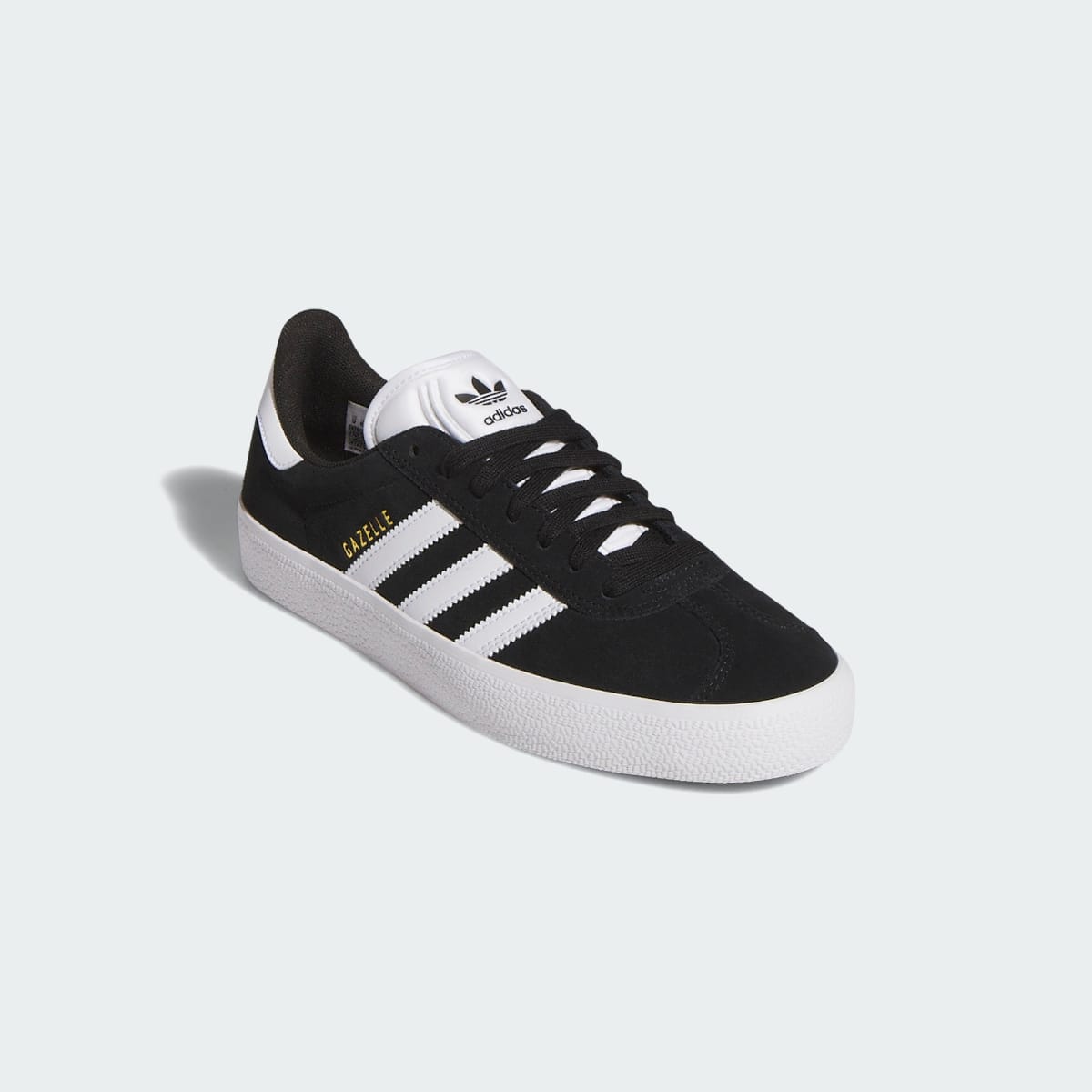 adidas Men's Gazelle ADV Shoes - Core Black / Cloud White / Gold Metallic