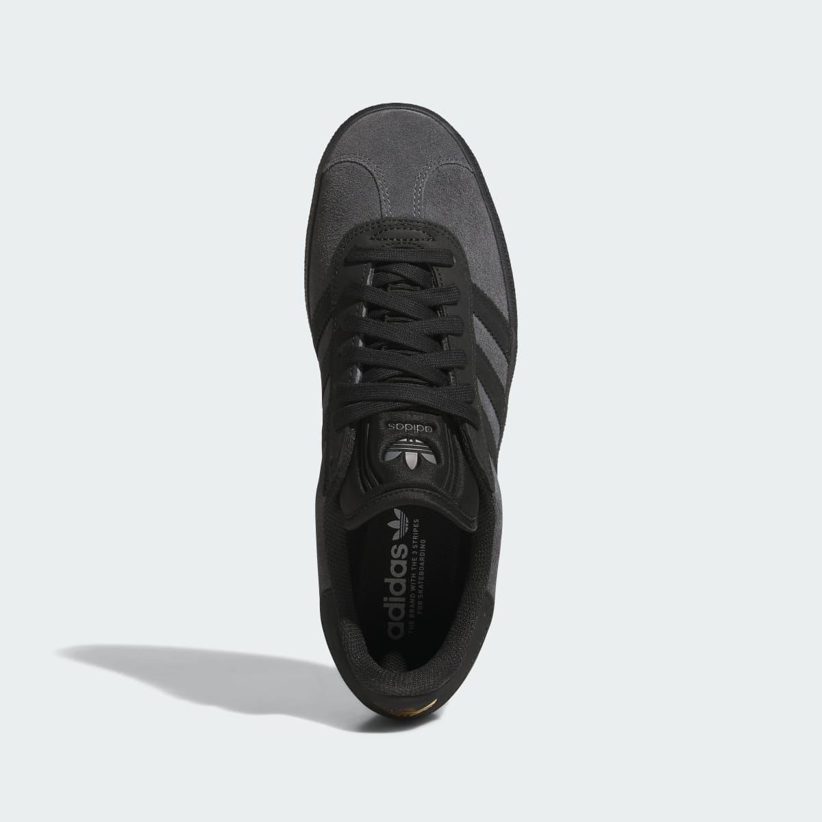 adidas Women's Gazelle ADV Shoes - Grey Six / Core Black / Gold Metallic
