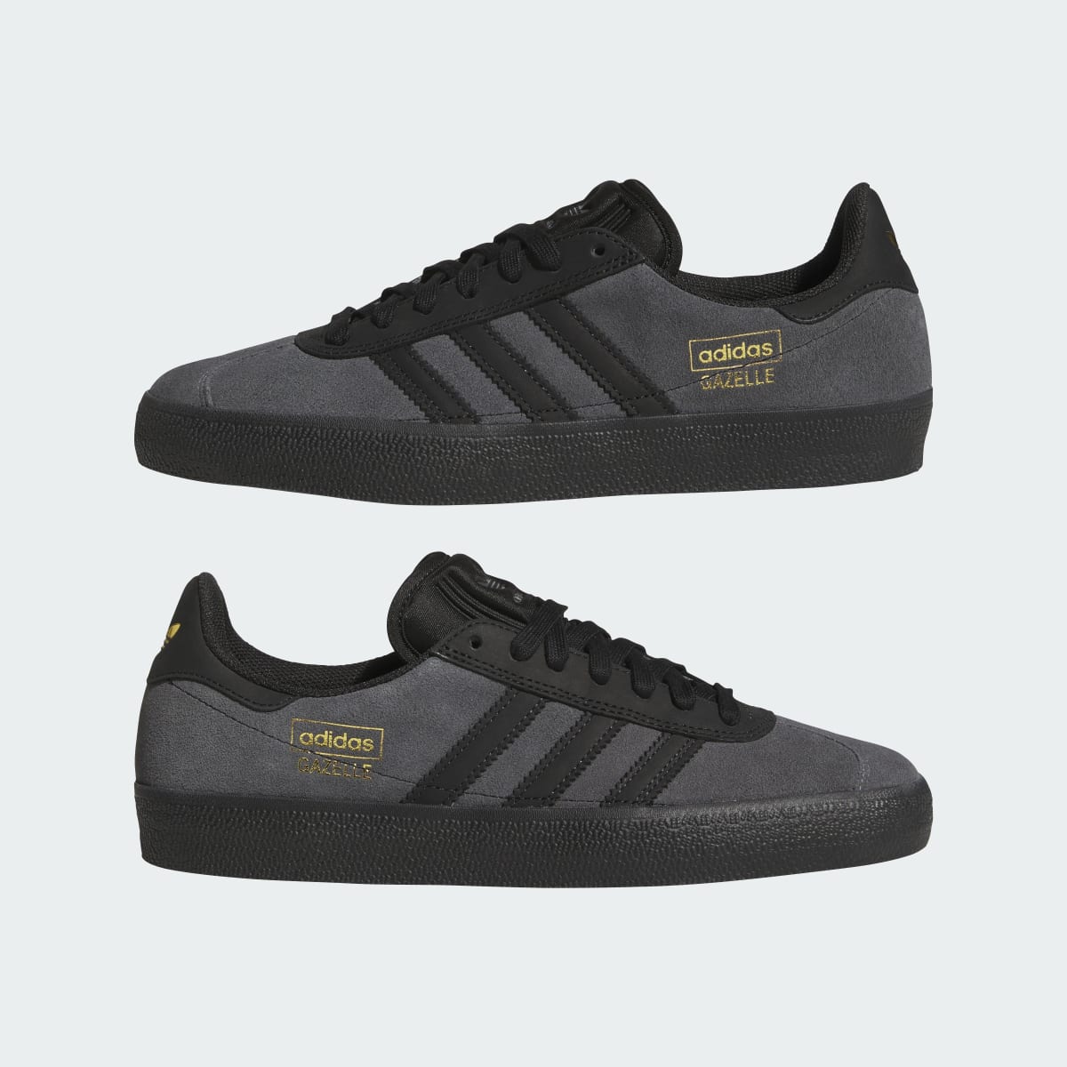 adidas Women's Gazelle ADV Shoes - Grey Six / Core Black / Gold Metallic