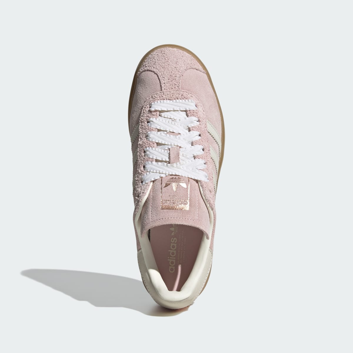 adidas Women's Gazelle Bold Shoes - Sandy Pink / Off White / Copper Metallic