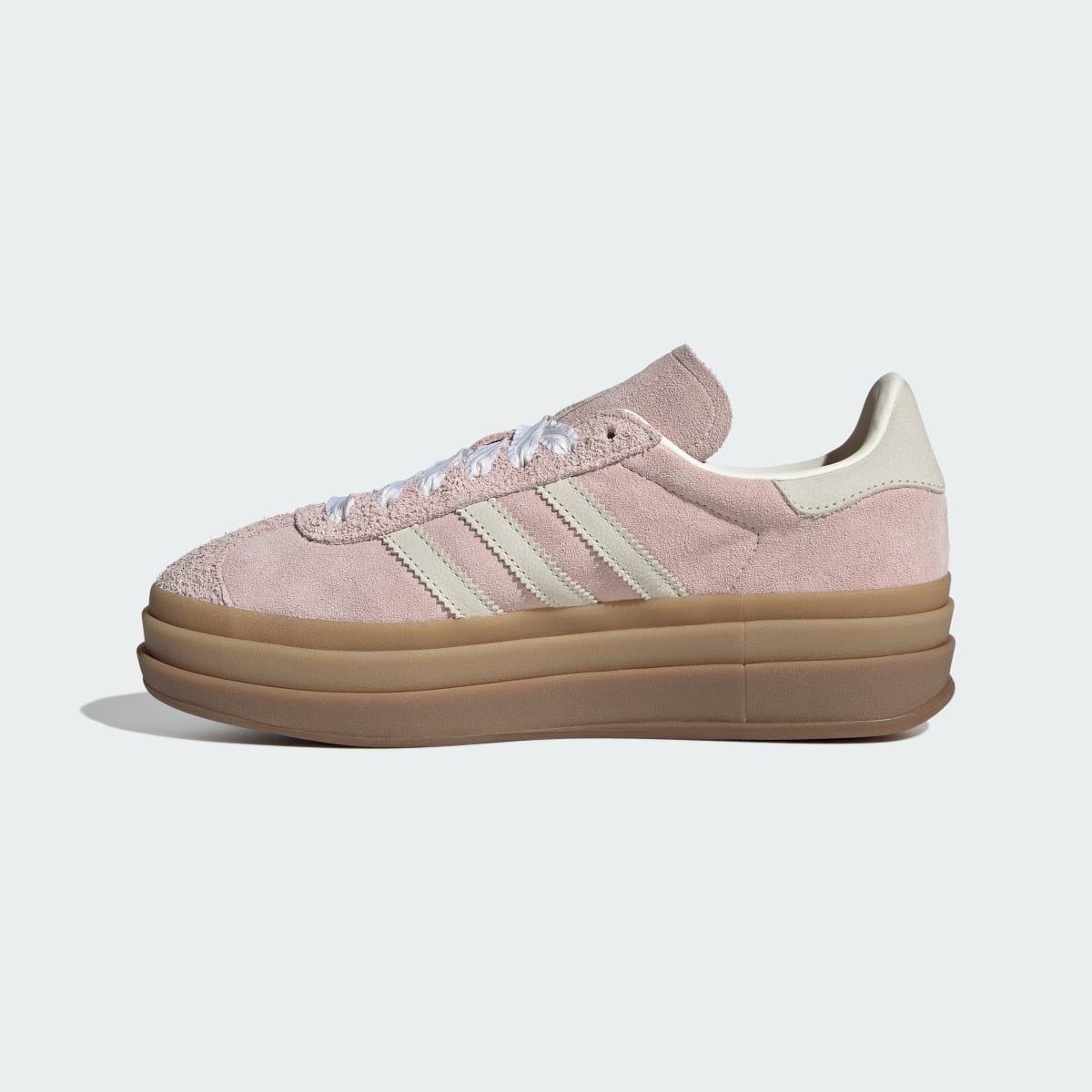 adidas Women's Gazelle Bold Shoes - Sandy Pink / Off White / Copper Metallic