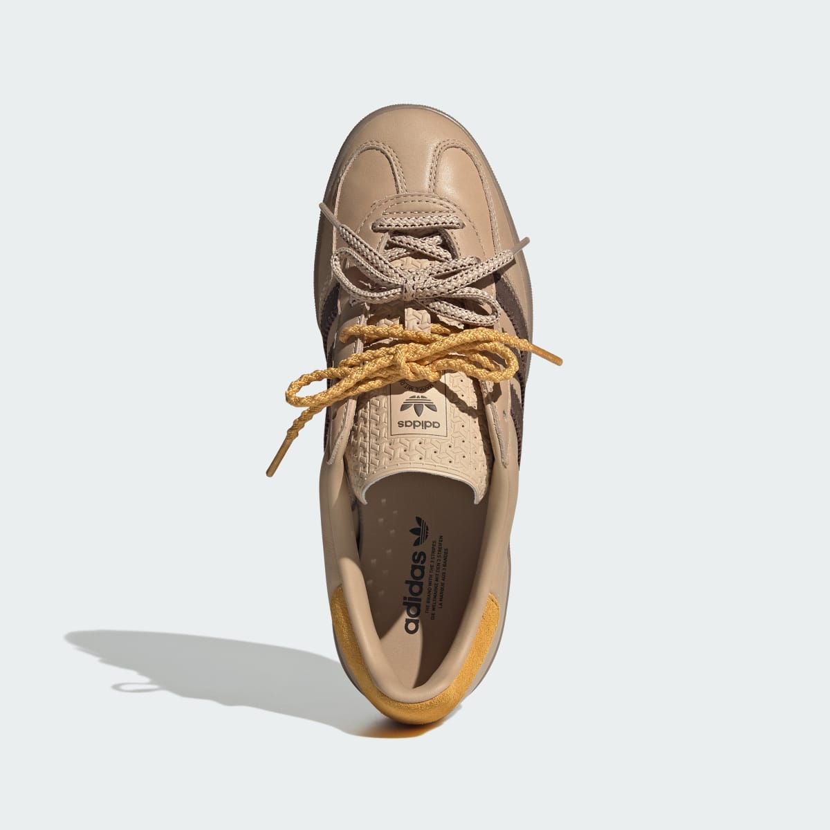 adidas Women's Gazelle Indoor Shoes - Magic Beige / Brown / Preloved Yellow