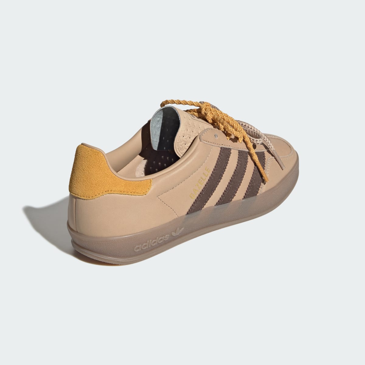 adidas Women's Gazelle Indoor Shoes - Magic Beige / Brown / Preloved Yellow