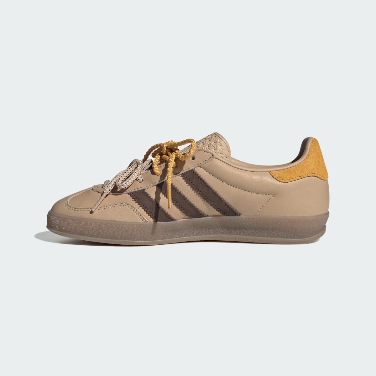 adidas Women's Gazelle Indoor Shoes - Magic Beige / Brown / Preloved Yellow