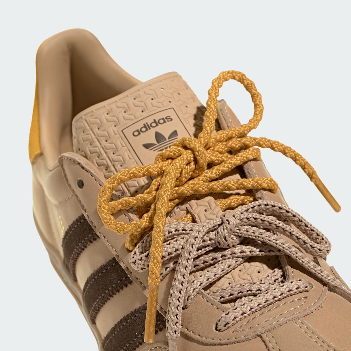 adidas Women's Gazelle Indoor Shoes - Magic Beige / Brown / Preloved Yellow