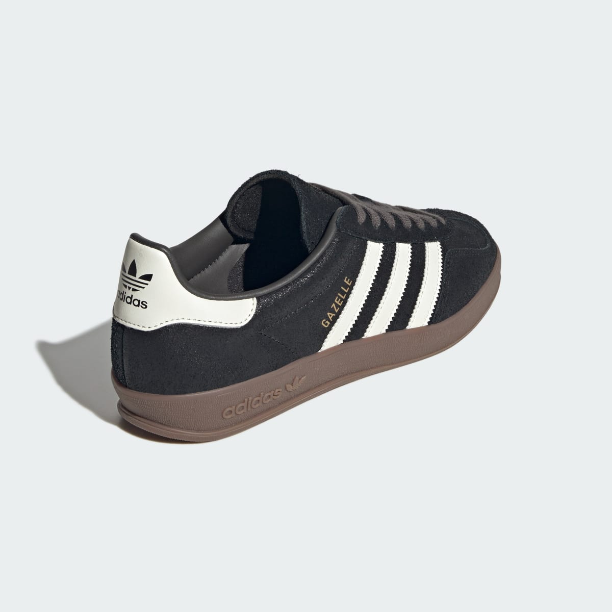 adidas Women's Gazelle Indoor Shoes - Core Black / Off White / Cinder