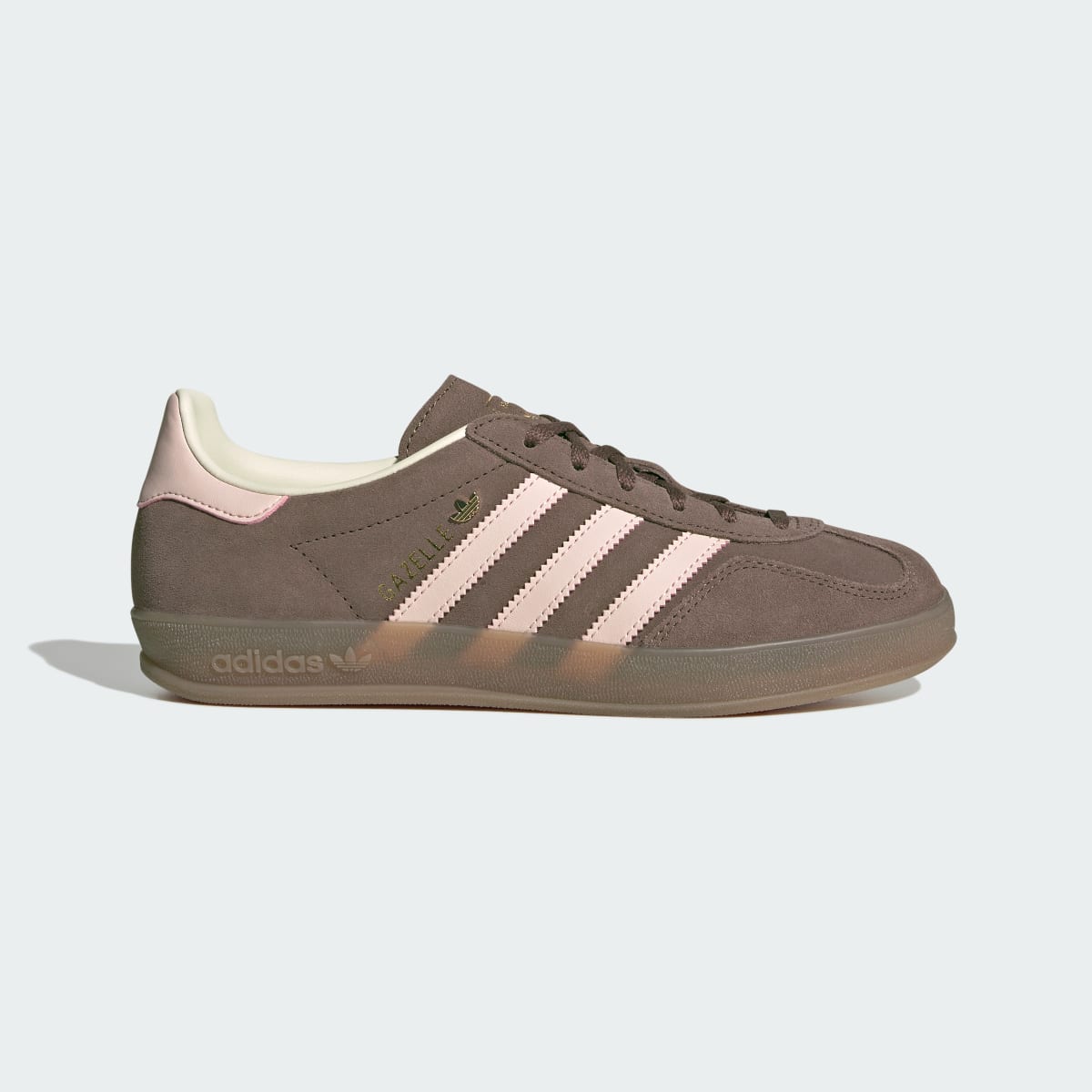 adidas Women's Gazelle Indoor Shoes - Earth Strata / Wonder Quartz / Gum