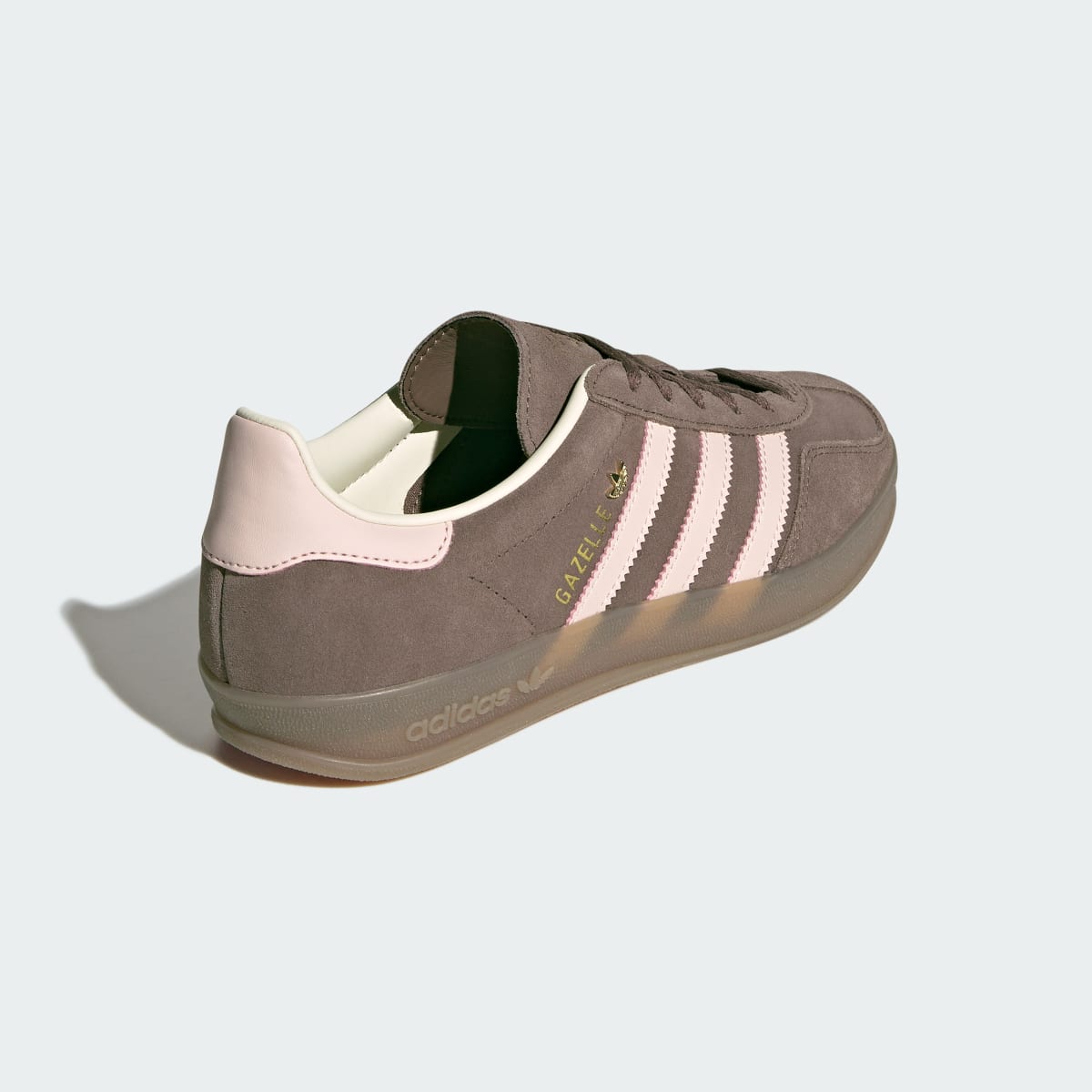 adidas Women's Gazelle Indoor Shoes - Earth Strata / Wonder Quartz / Gum