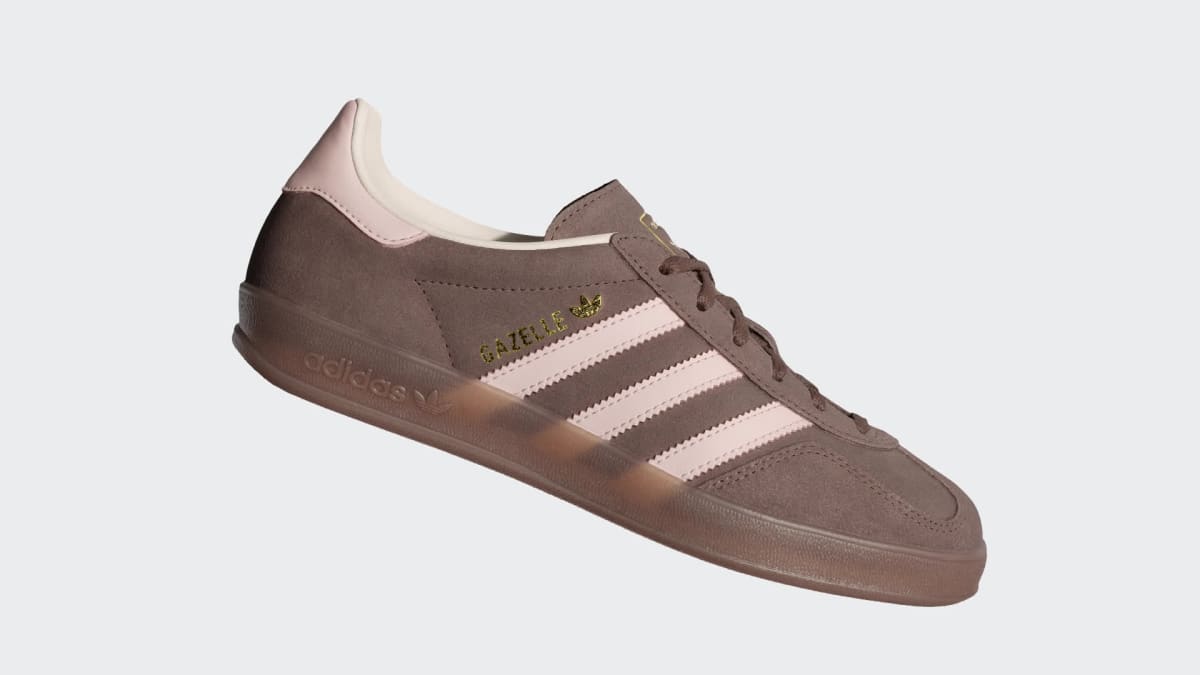 adidas Women's Gazelle Indoor Shoes - Earth Strata / Wonder Quartz / Gum