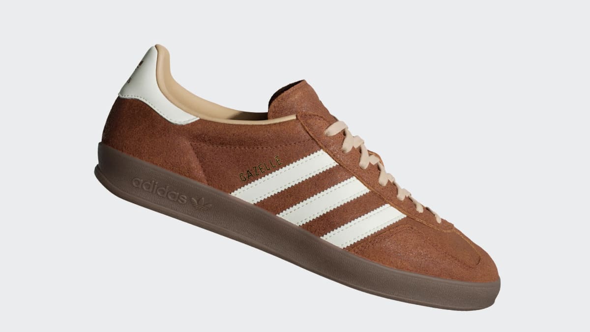 adidas Women's Gazelle Indoor Shoes - Dusky Bronze / Off White / Magic Beige