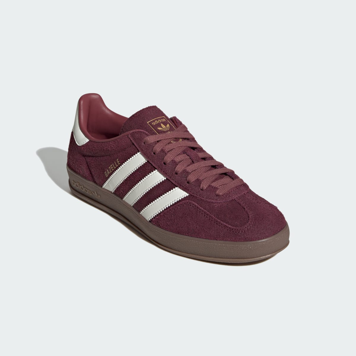 adidas Women's Gazelle Indoor Shoes - Maroon / Off White / Burgundy