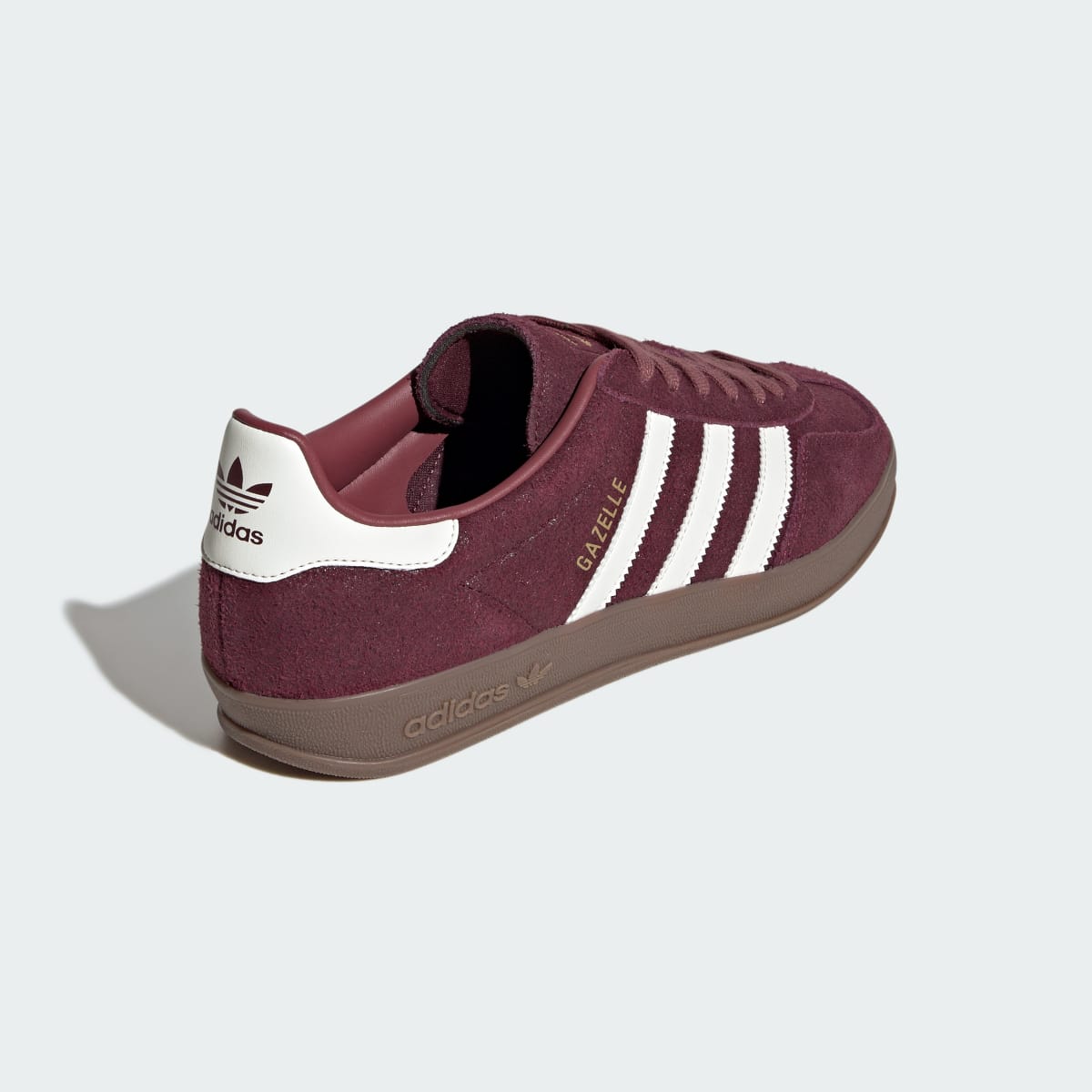adidas Women's Gazelle Indoor Shoes - Maroon / Off White / Burgundy