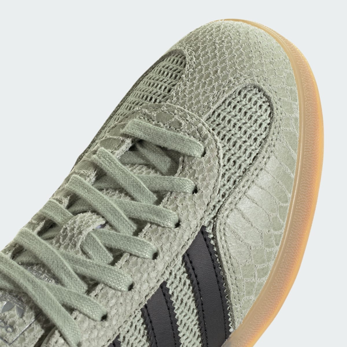 adidas Women's Gazelle Indoor Shoes - Halo Green / Core Black / Gum