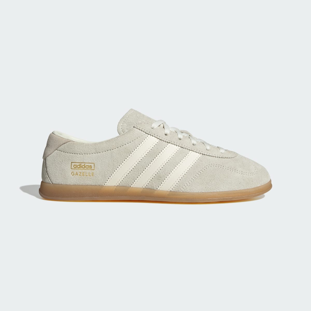 adidas Women's Gazelle LO PRO Shoes - Ivory / Off White / Gum