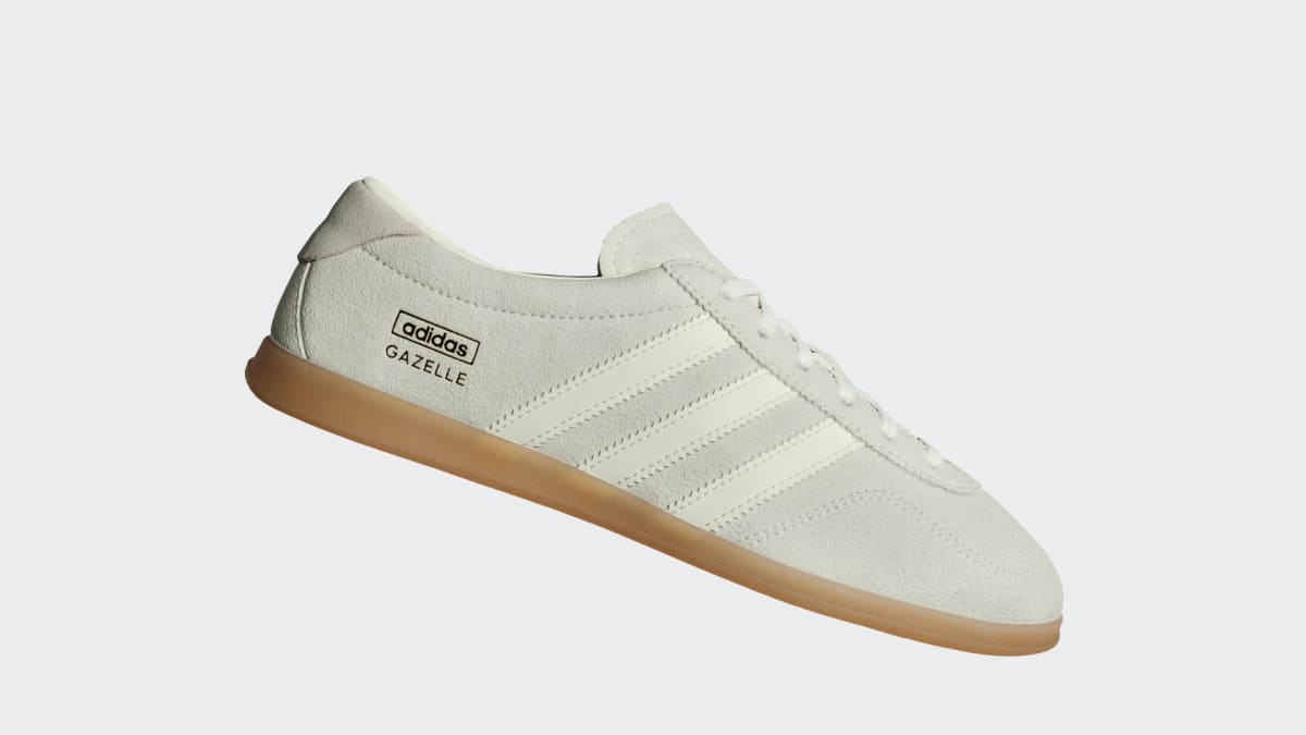 adidas Women's Gazelle LO PRO Shoes - Ivory / Off White / Gum