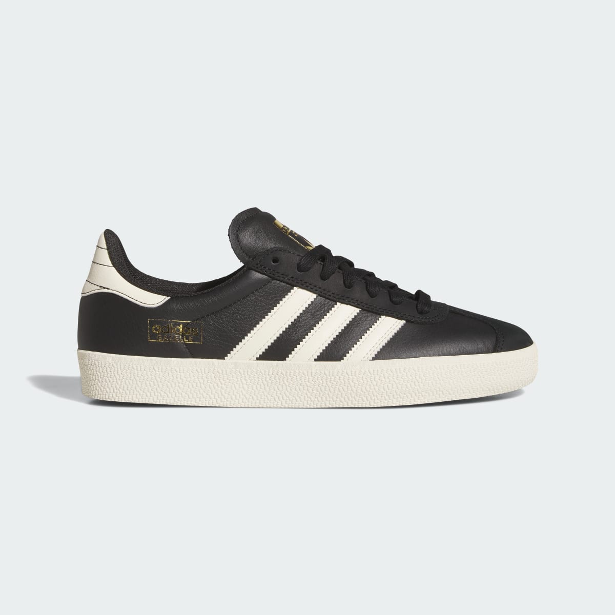 adidas Women's Gazelle Shoes - Core Black / Cream White / Gold Metallic