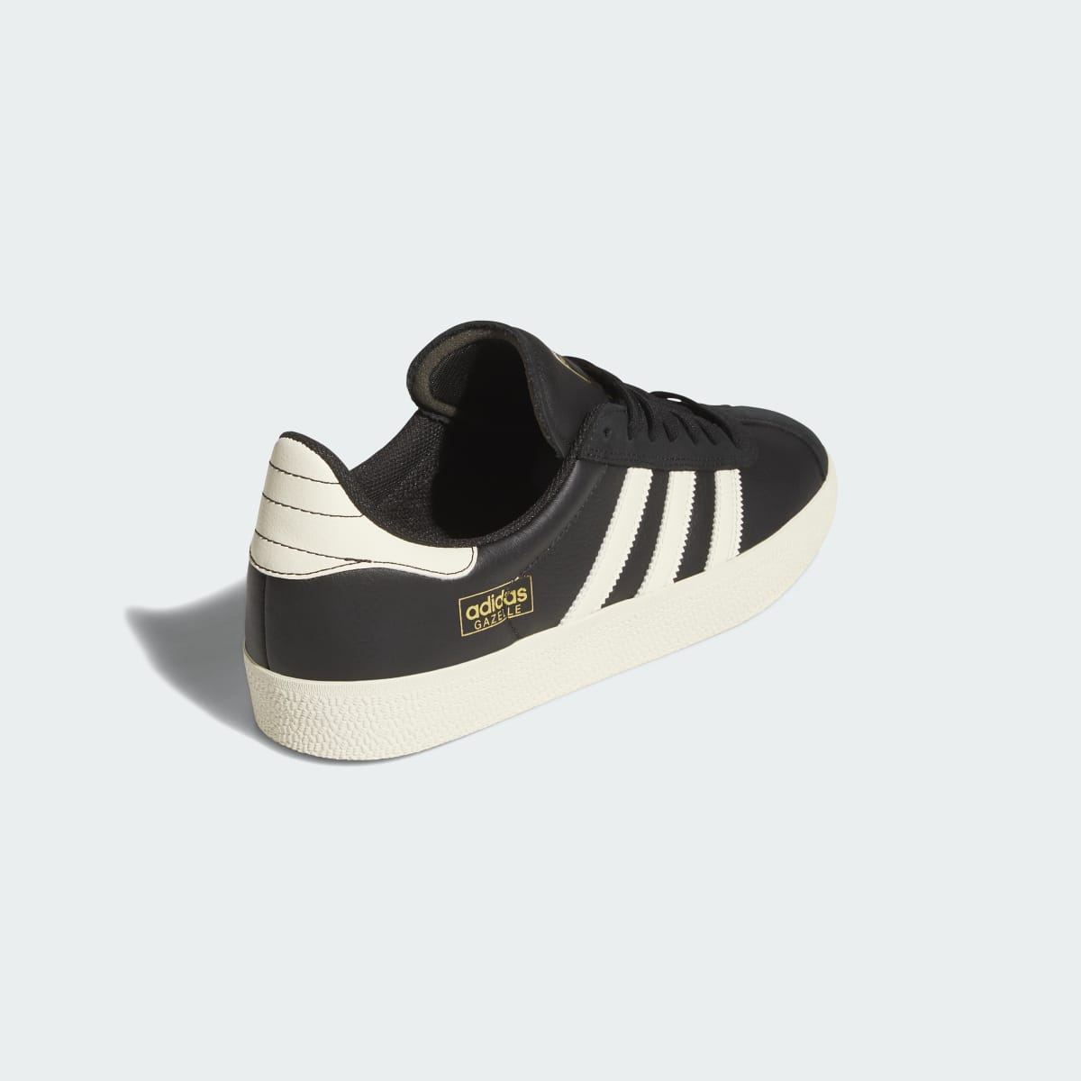 adidas Women's Gazelle Shoes - Core Black / Cream White / Gold Metallic