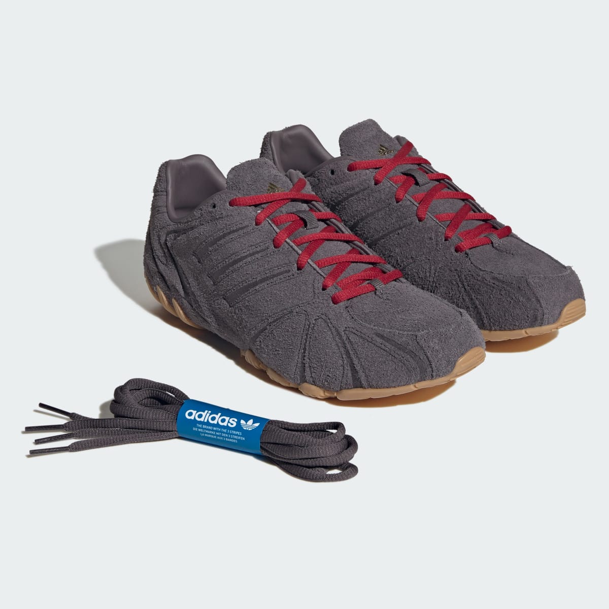 adidas Women's Ghost Sprint Shoes - Grey Strata / Grey Strata / Team Victory Red