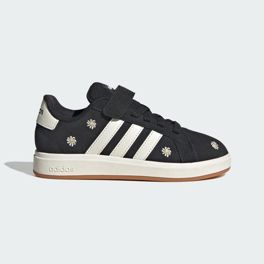 adidas Kids' Grand Court 00s Shoes Children - Core Black / Off White / Gum