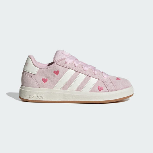 adidas Kids' Grand Court 00s Shoes - Clear Pink / Off White / Gum