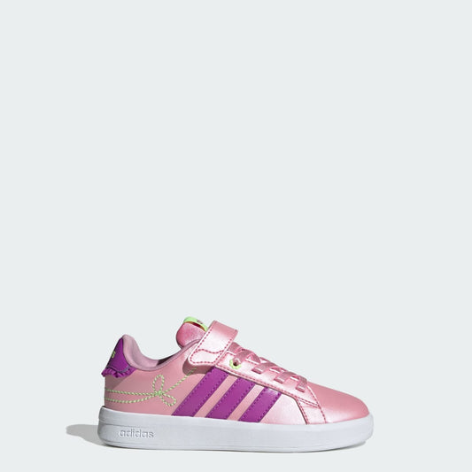 adidas Kids' Grand Court 3.0 Girls Shoes Children - St Tropic Bloom / Purple Burst / Hi-Res Yellow