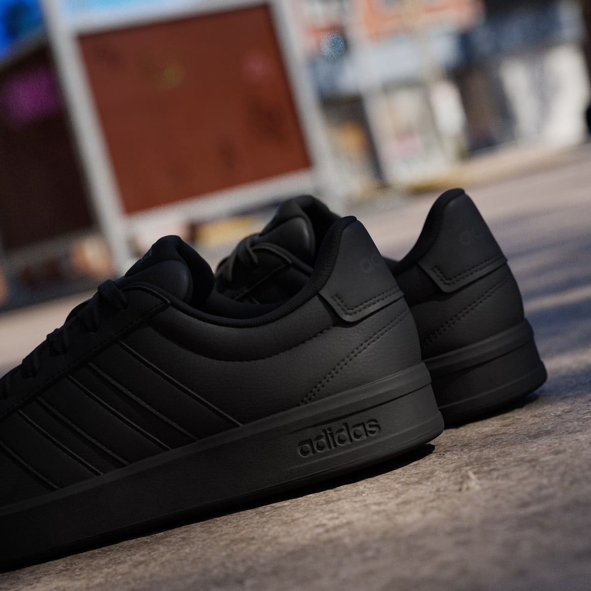 adidas Men's Grand Court 3.0 Shoes - Core Black / Core Black / Carbon