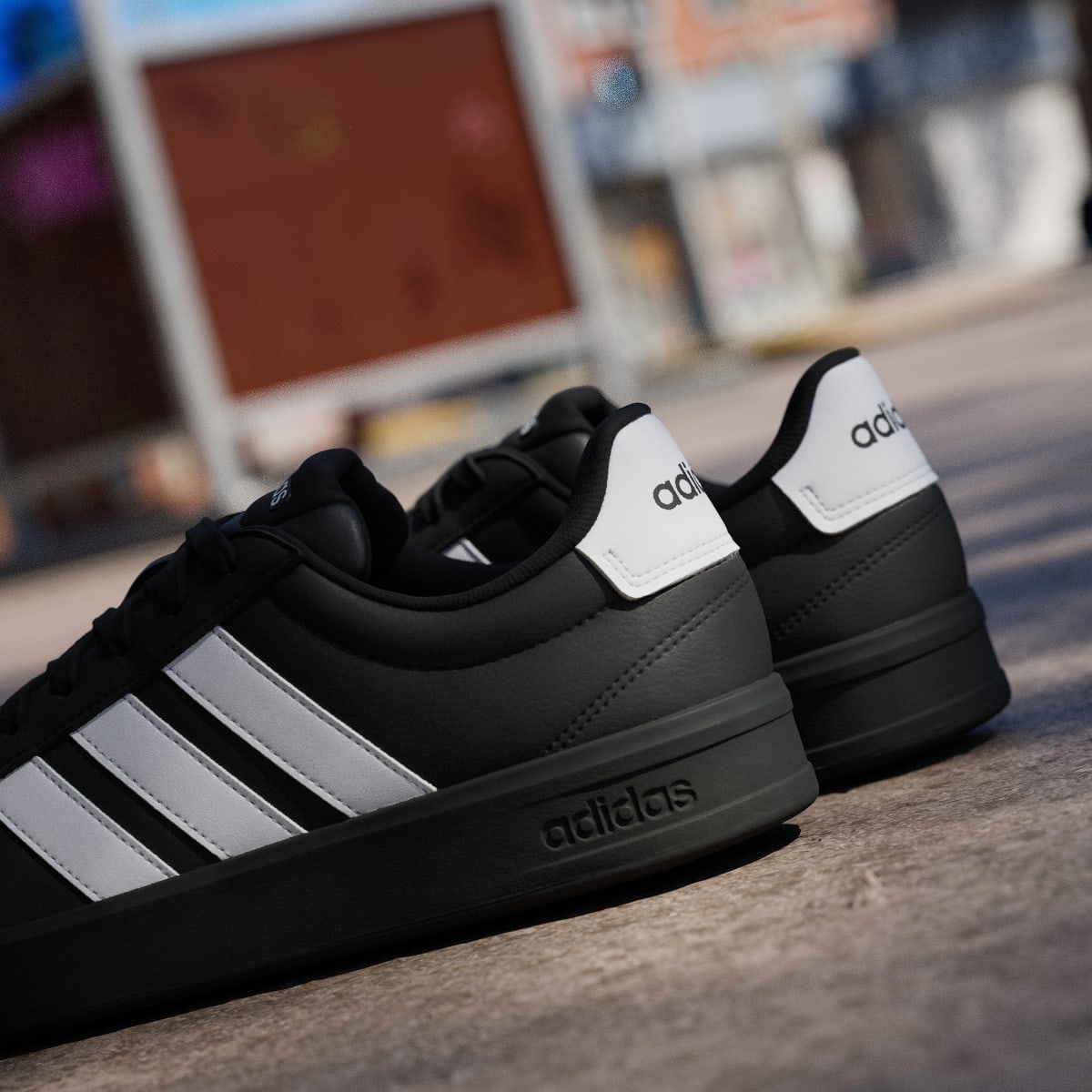 adidas Men's Grand Court 3.0 Shoes - Core Black / Cloud White / Cloud White