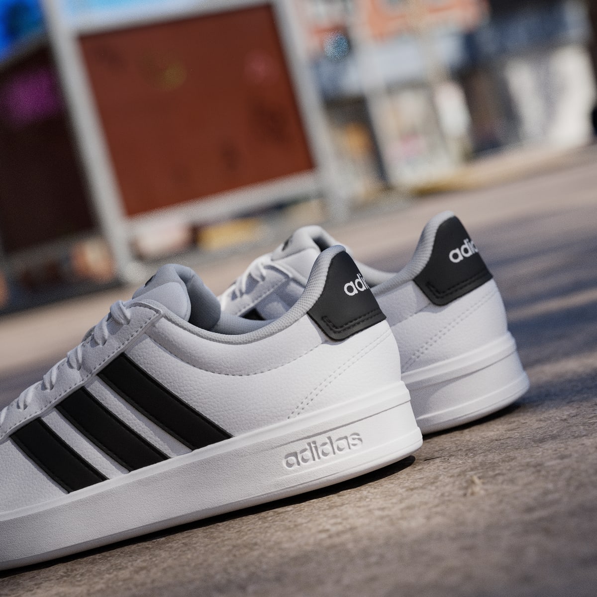 adidas Women's Grand Court 3.0 Shoes - Cloud White / Core Black / Cloud White