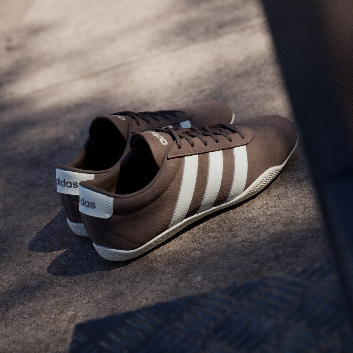 adidas Women's Grand Court LO Shoes - Earth Strata / Off White / Earth Strata