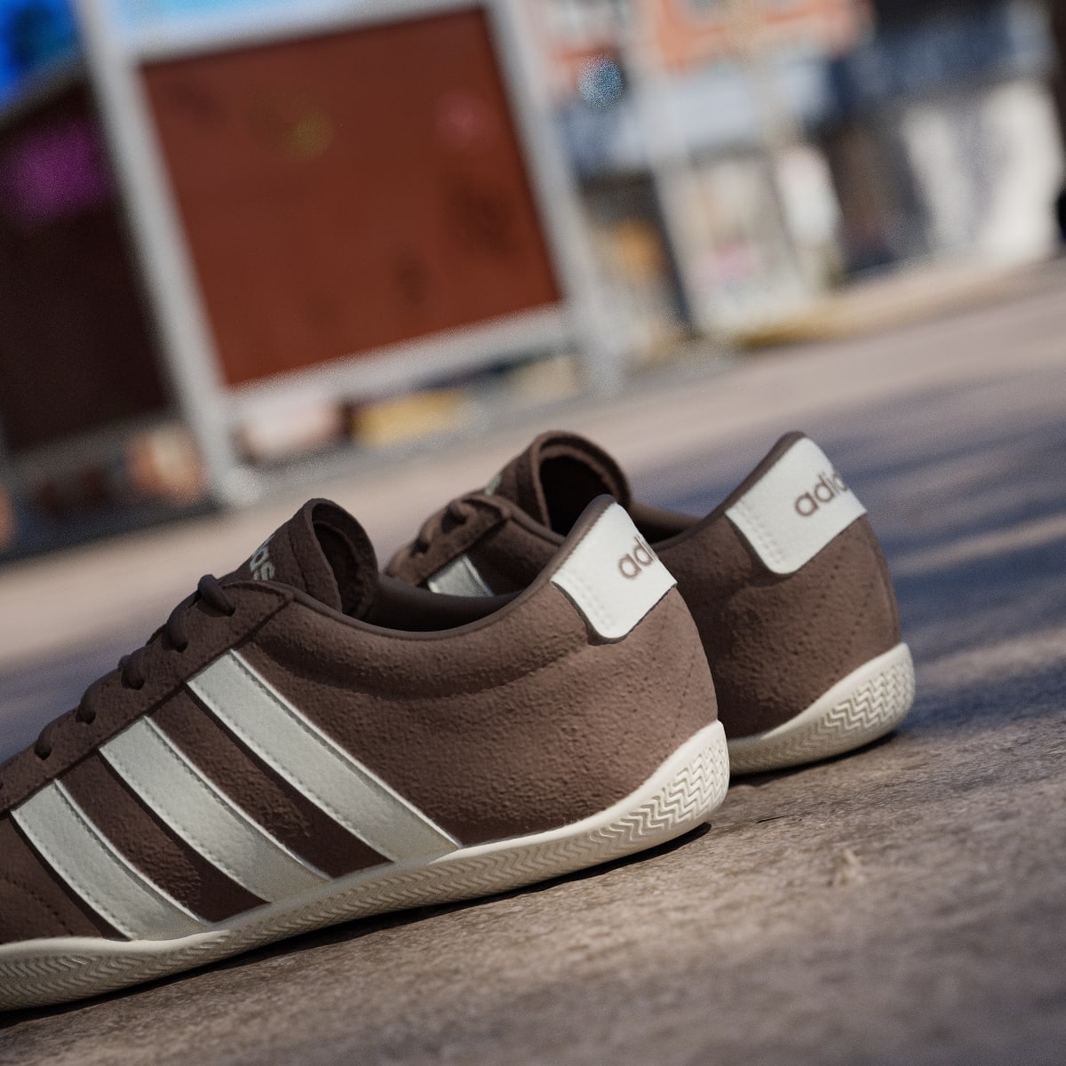 adidas Women's Grand Court LO Shoes - Earth Strata / Off White / Earth Strata