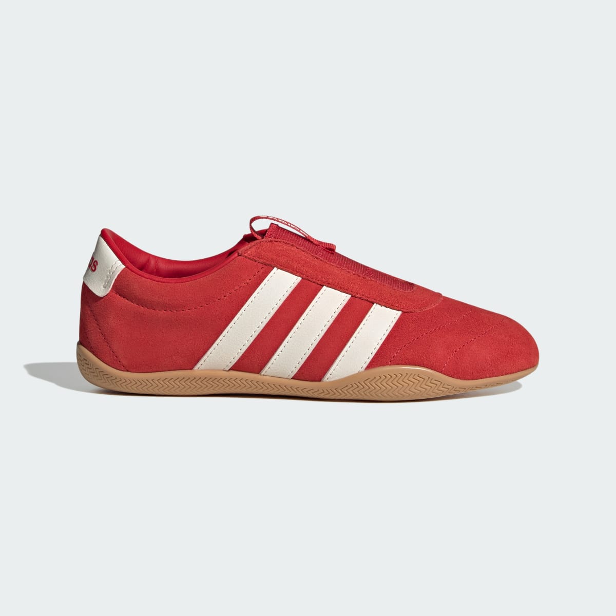 adidas Women's Grand Court LO Slip ON Shoes - Better Scarlet / Off White / Gum