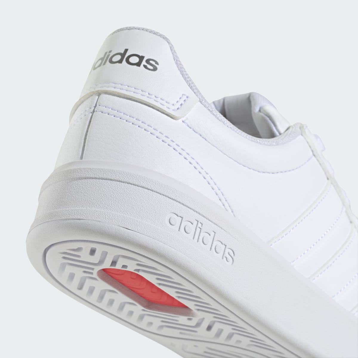 adidas Women's Grand Court Shoes - Cloud White / Cloud White / Iron Metallic