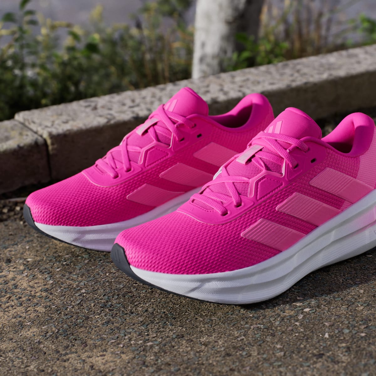 adidas Women's Galaxy 7 Running Shoes - Shock Pink / Lucid Pink / Shock Pink