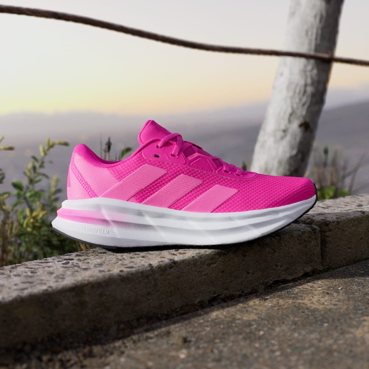 adidas Women's Galaxy 7 Running Shoes - Shock Pink / Lucid Pink / Shock Pink