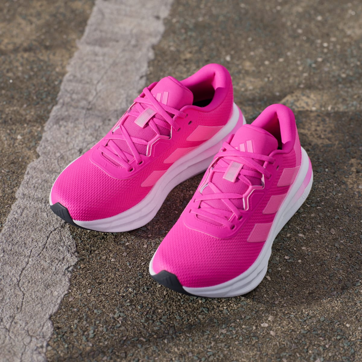 adidas Women's Galaxy 7 Running Shoes - Shock Pink / Lucid Pink / Shock Pink
