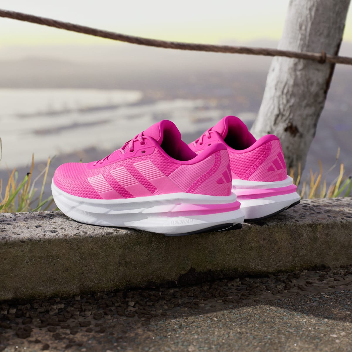adidas Women's Galaxy 7 Running Shoes - Shock Pink / Lucid Pink / Shock Pink