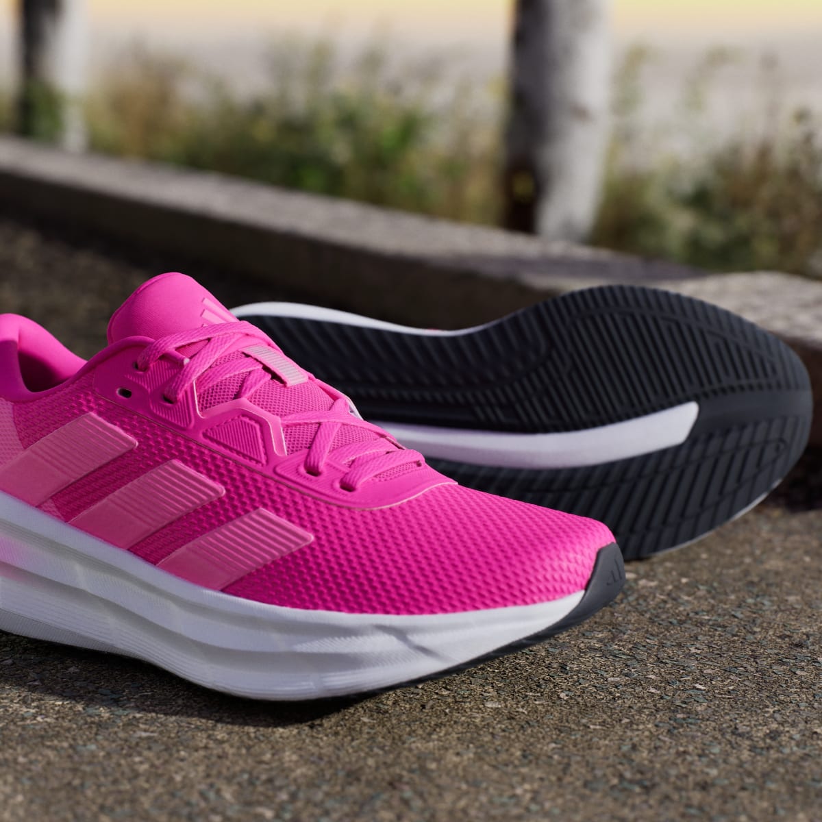 adidas Women's Galaxy 7 Running Shoes - Shock Pink / Lucid Pink / Shock Pink