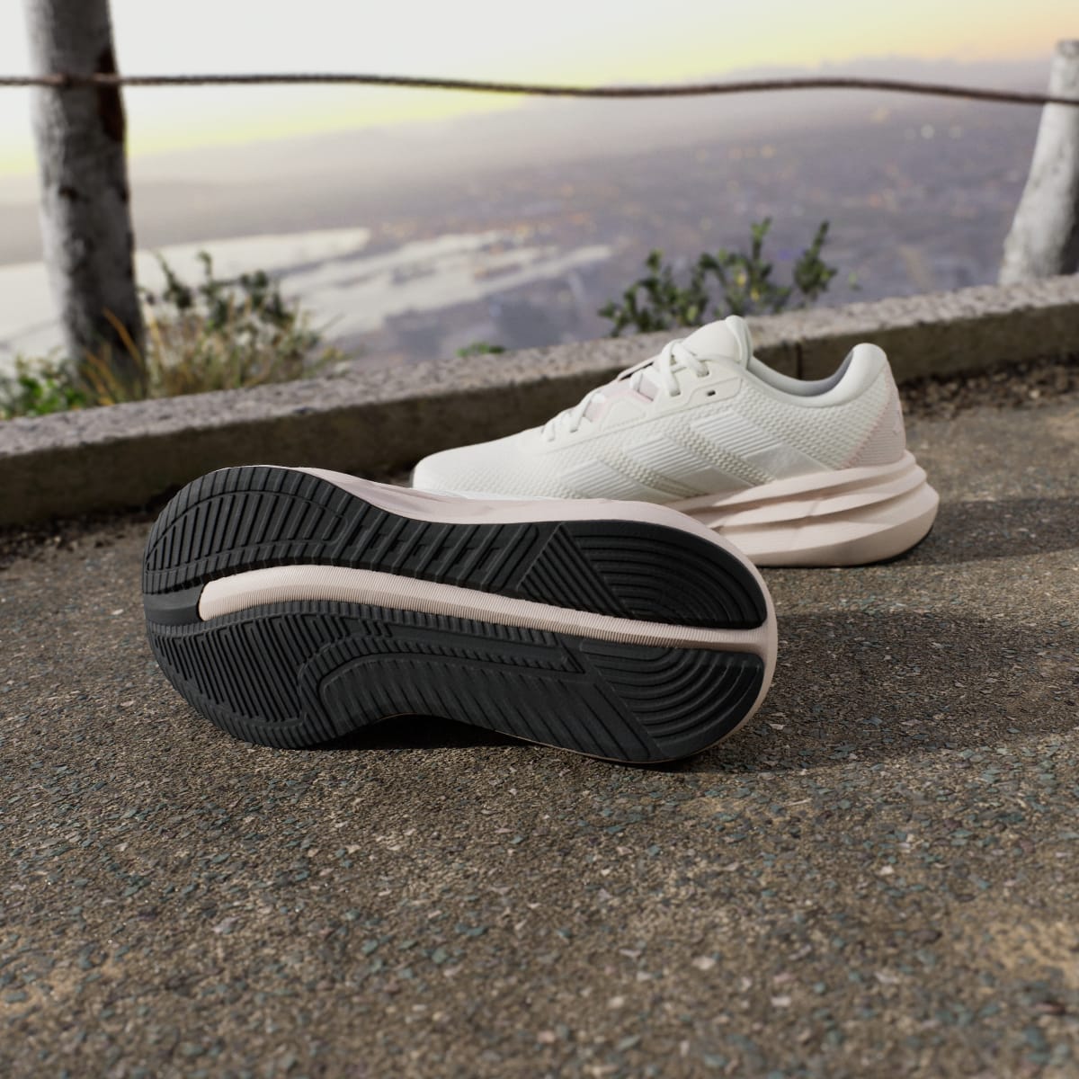 adidas Women's Galaxy 7 Running Shoes - Off White / Core White / Putty Mauve