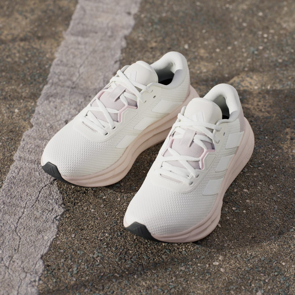 adidas Women's Galaxy 7 Running Shoes - Off White / Core White / Putty Mauve
