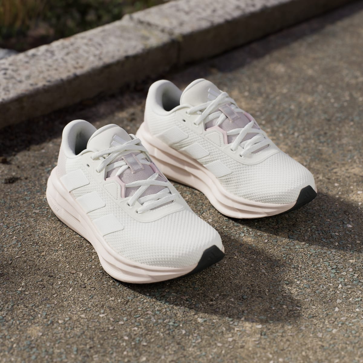 adidas Women's Galaxy 7 Running Shoes - Off White / Core White / Putty Mauve
