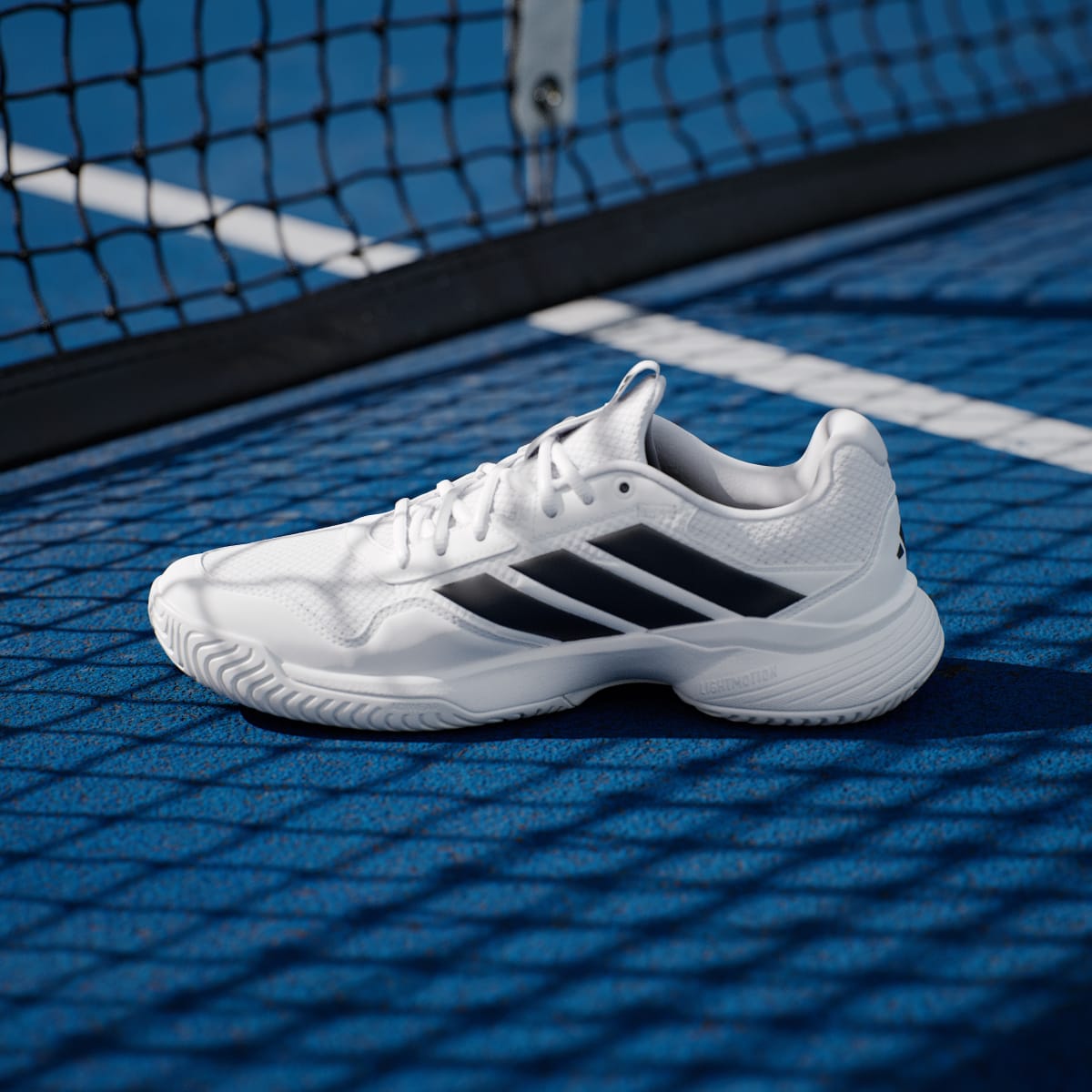 adidas Men's GameCourt 3 All Court Tennis Shoes - Cloud White / Core Black / Core Black