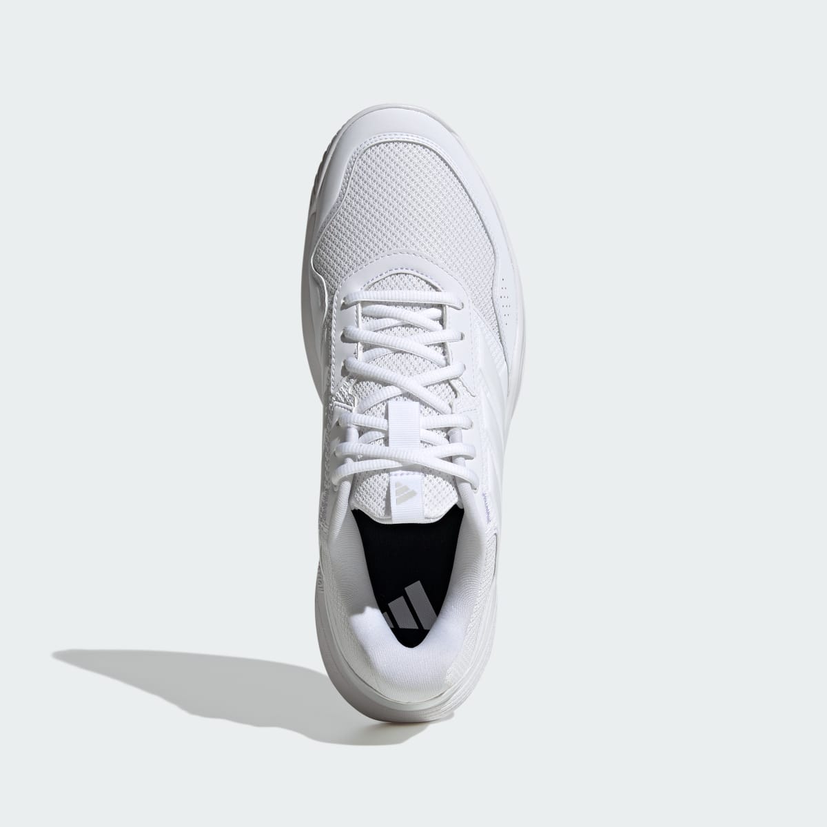 adidas Men's GameCourt 3 All Court Tennis Shoes - Cloud White / Cloud White / Grey One