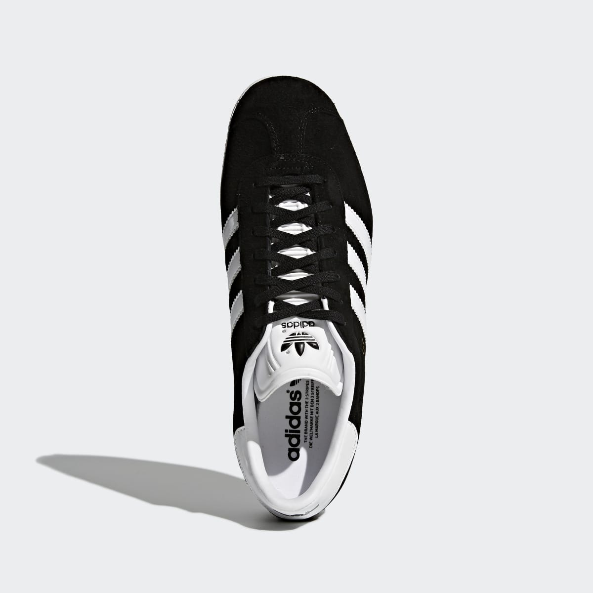 adidas Women's Gazelle Shoes - Core Black / White / Gold Metallic