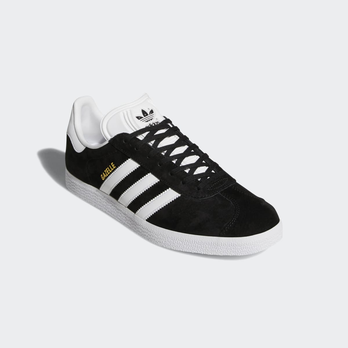 adidas Women's Gazelle Shoes - Core Black / White / Gold Metallic