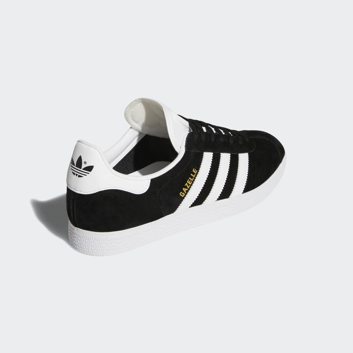 adidas Women's Gazelle Shoes - Core Black / White / Gold Metallic