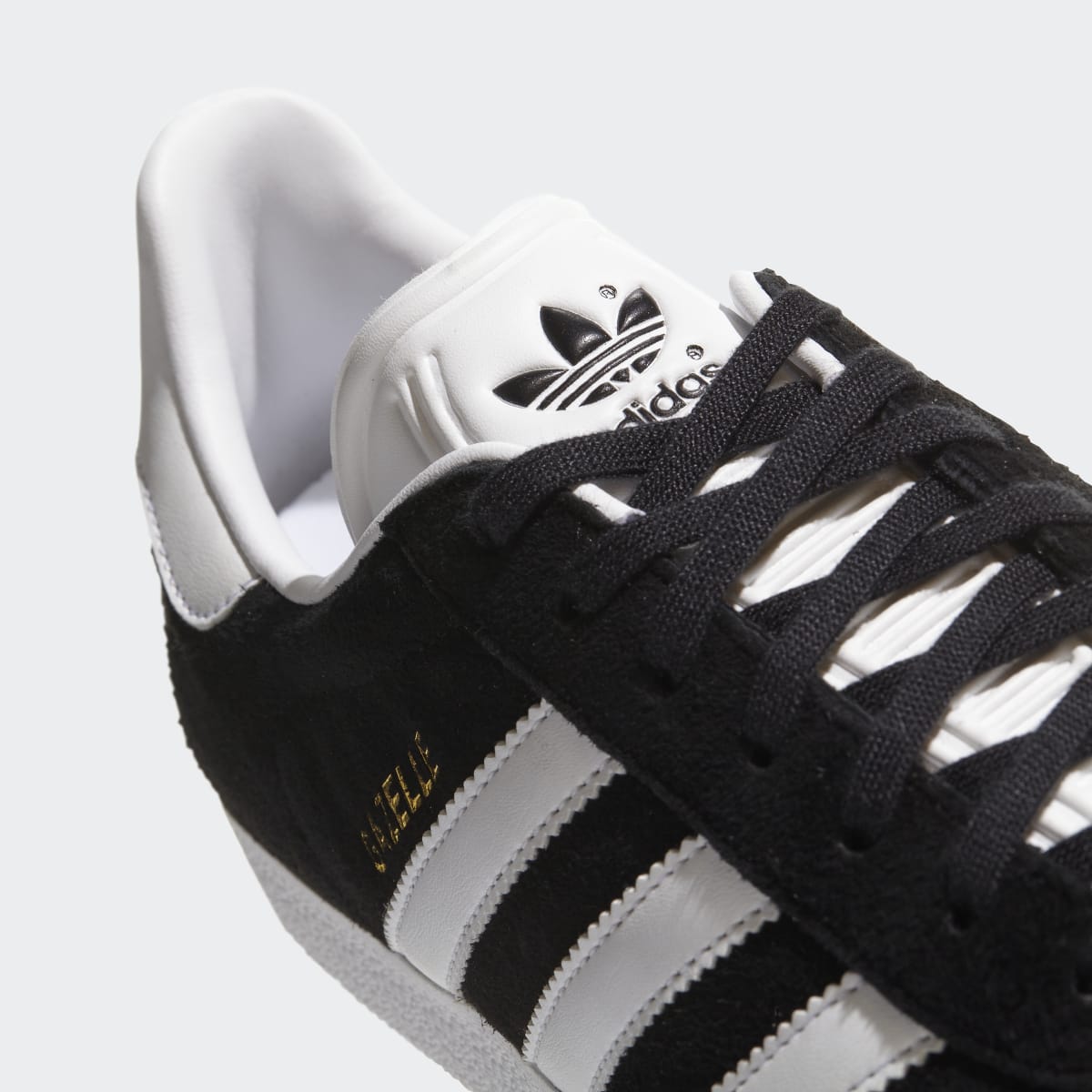 adidas Women's Gazelle Shoes - Core Black / White / Gold Metallic