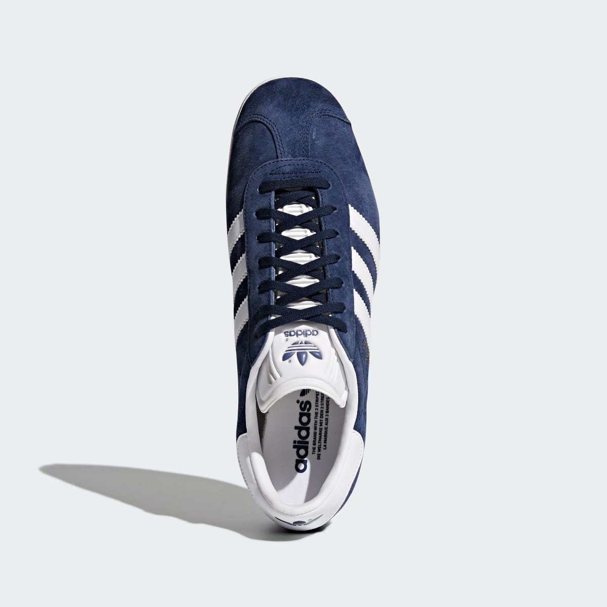 adidas Women's Gazelle Shoes - Collegiate Navy / White / Gold Metallic