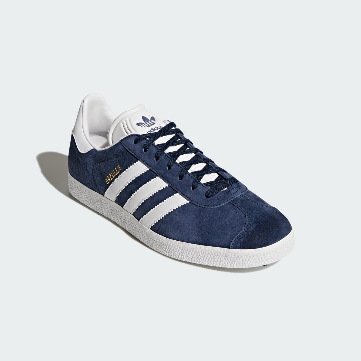 adidas Women's Gazelle Shoes - Collegiate Navy / White / Gold Metallic