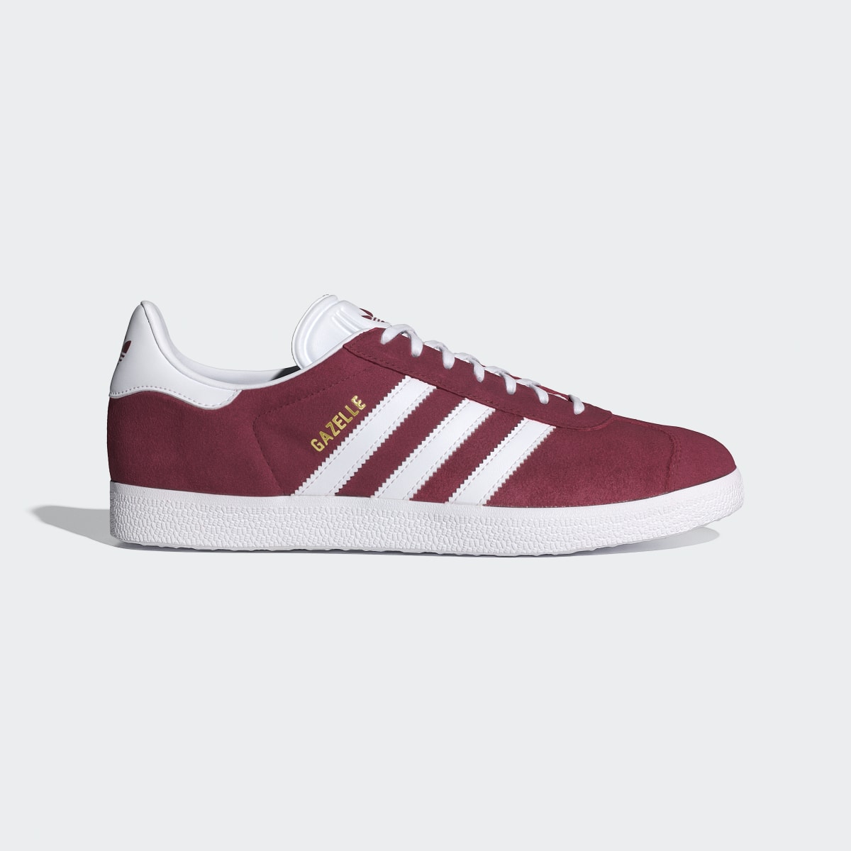 adidas Women's Gazelle Shoes - Collegiate Burgundy / Cloud White / Gold Metallic